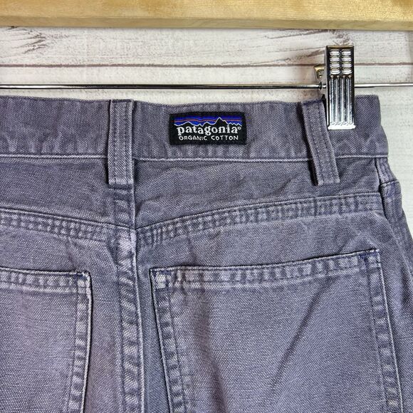 Patagonia Boys Gray Cotton Y2K Wide Leg Pants Size 8 - Picture 6 of 13